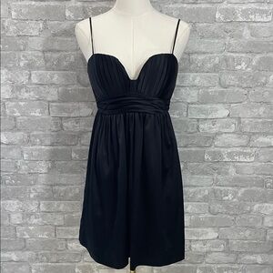 BCBGeneration Pleated Black Dress